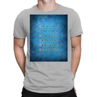 Haters Grunge Acronym Blue Poster T-shirt | Artistshot