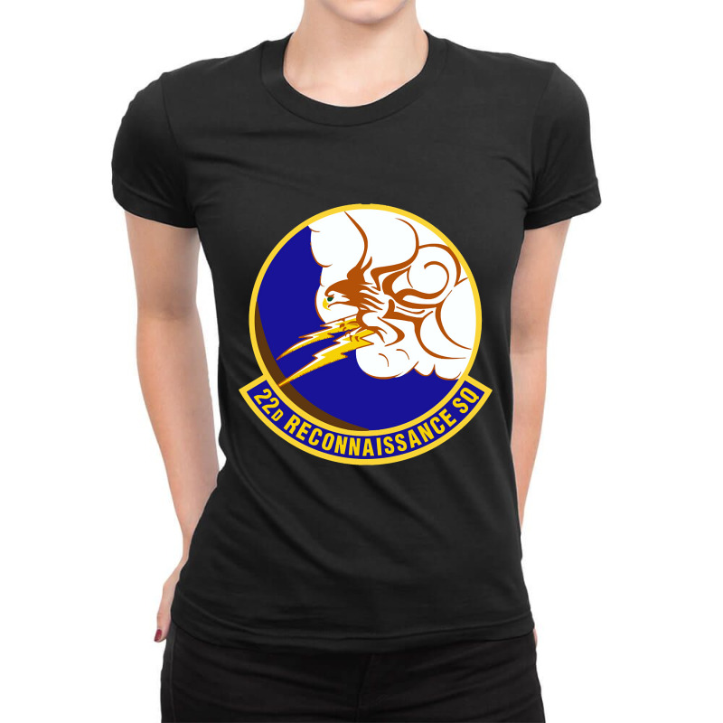 22d Reconnaissance Squadron (u.s. Air Force) Ladies Fitted T-Shirt by Weasetu1379 | Artistshot