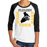 Washing Hand Youth 3/4 Sleeve | Artistshot