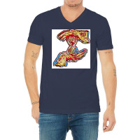 Hourglass Poster Vintage V-neck Tee | Artistshot