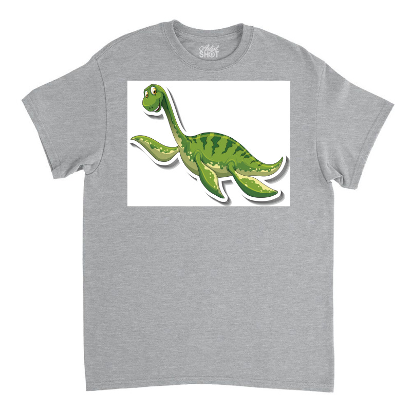 Plesiosaurus Plesiosauria Dinosaur Cute Cartoon Poster Tumblr Classic T-shirt | Artistshot