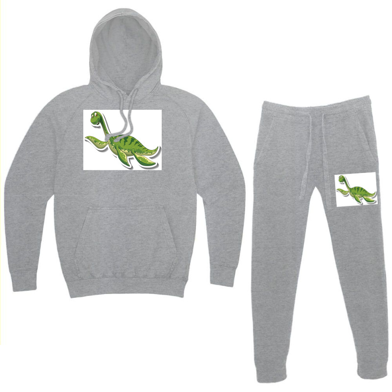 Plesiosaurus Plesiosauria Dinosaur Cute Cartoon Poster Tumblr Hoodie & Jogger Set | Artistshot