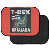 Funny Trex Hates Sirsasana Dinosaur Yoga Poster Gift Rear Car Mat | Artistshot