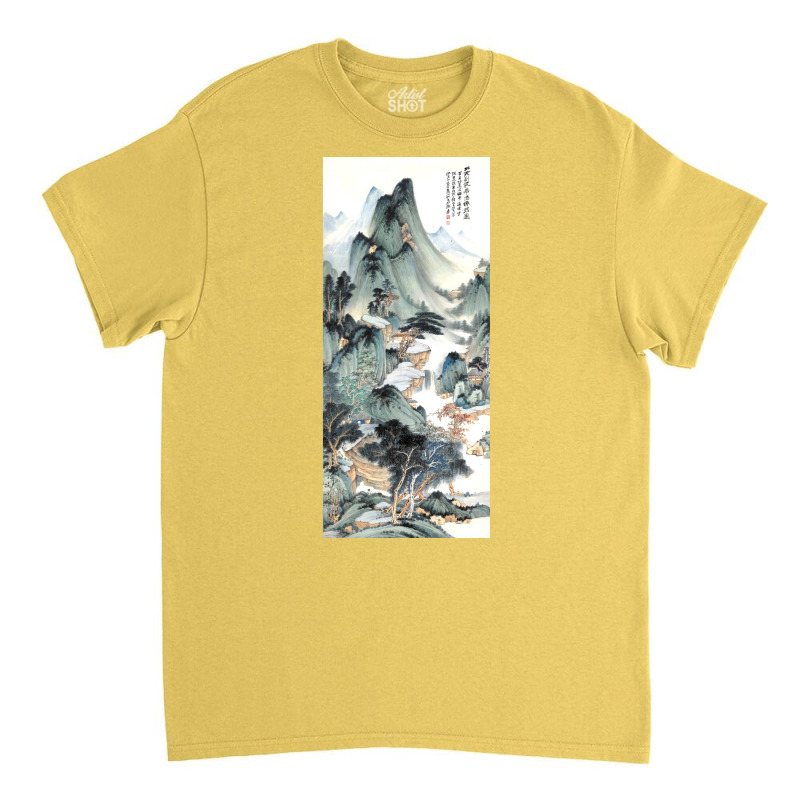 Huayang Celestial Hall By Zhang Daqian Poster Love Classic T-shirt | Artistshot