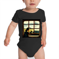 All You Need Is A Cat As You Stare Out The Window Baby Bodysuit | Artistshot