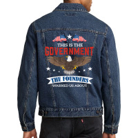 This Is The Government Our Founders Warned Us About Impeach T Shirt Men Denim Jacket | Artistshot