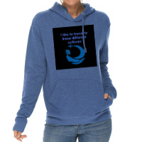 I Like To Travel Everywhere Poster Vintage Lightweight Hoodie | Artistshot