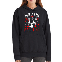 Trending Just A Girl Who Loves Radiology Xray Tech Valentines Day Vintage Hoodie | Artistshot