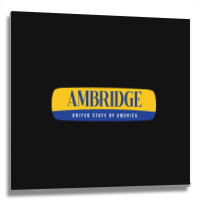 Ambridge City Metal Print Square | Artistshot