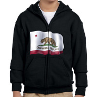 California Flag Youth Zipper Hoodie | Artistshot