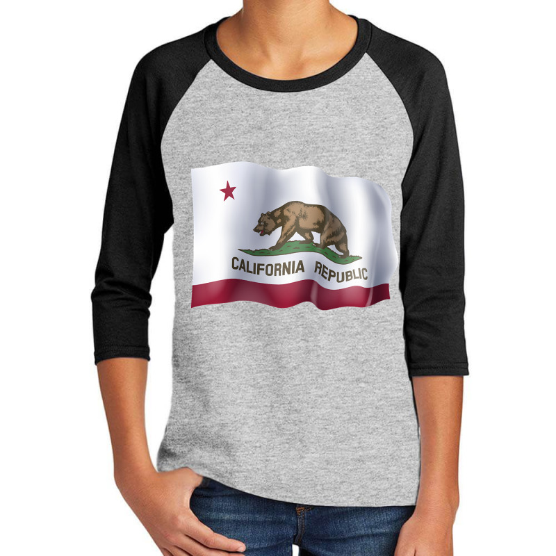 California Flag Youth 3/4 Sleeve | Artistshot