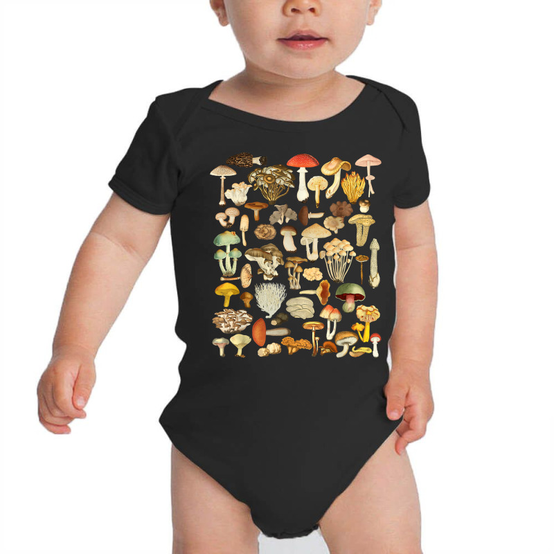 Mushroom Shirt Mycology Fungi Foraging Mushroom Whisperer T Shirt Baby Bodysuit by annien | Artistshot