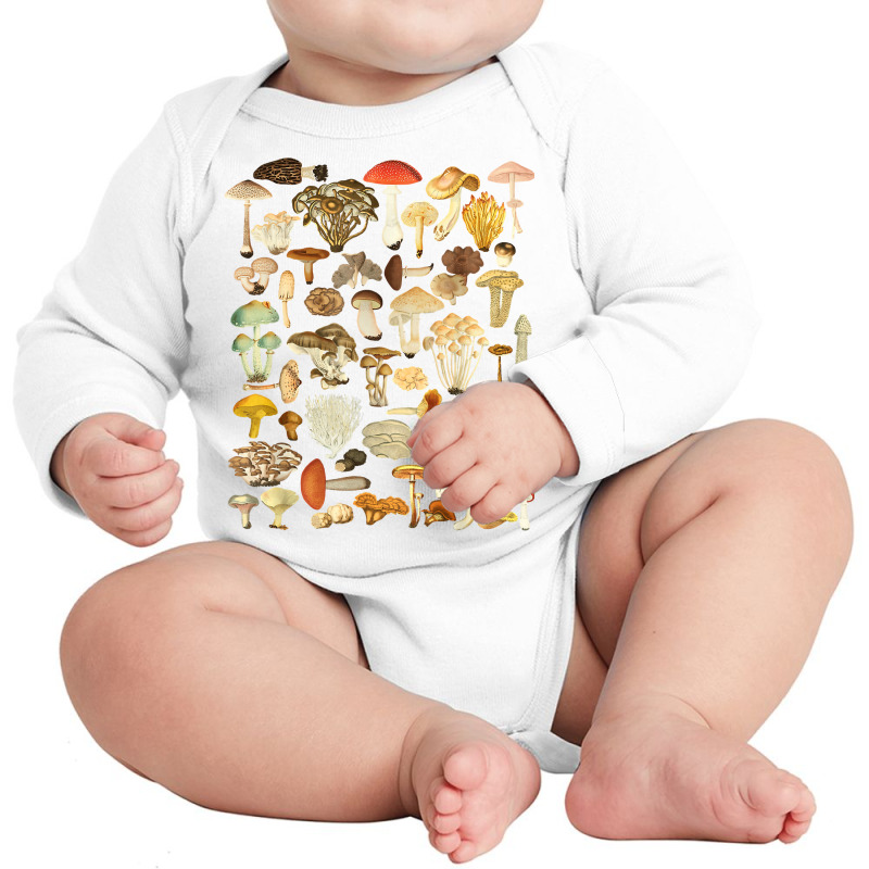 Mushroom Shirt Mycology Fungi Foraging Mushroom Whisperer T Shirt Long Sleeve Baby Bodysuit by annien | Artistshot