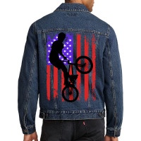 American Bmx Freestyle Men Denim Jacket | Artistshot