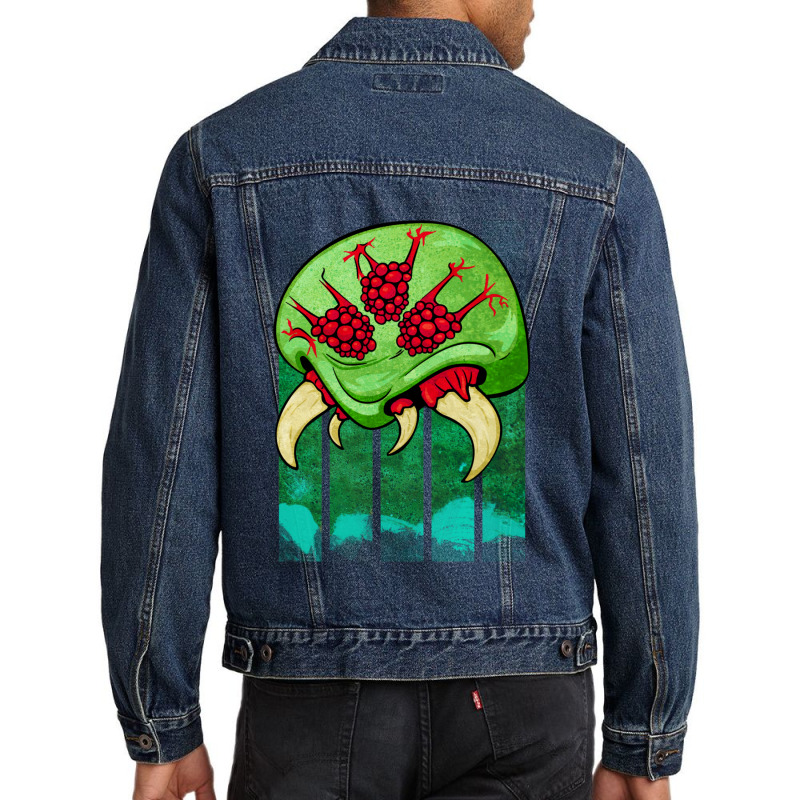 Galactic Parasite Men Denim Jacket by vaijancaxixi | Artistshot