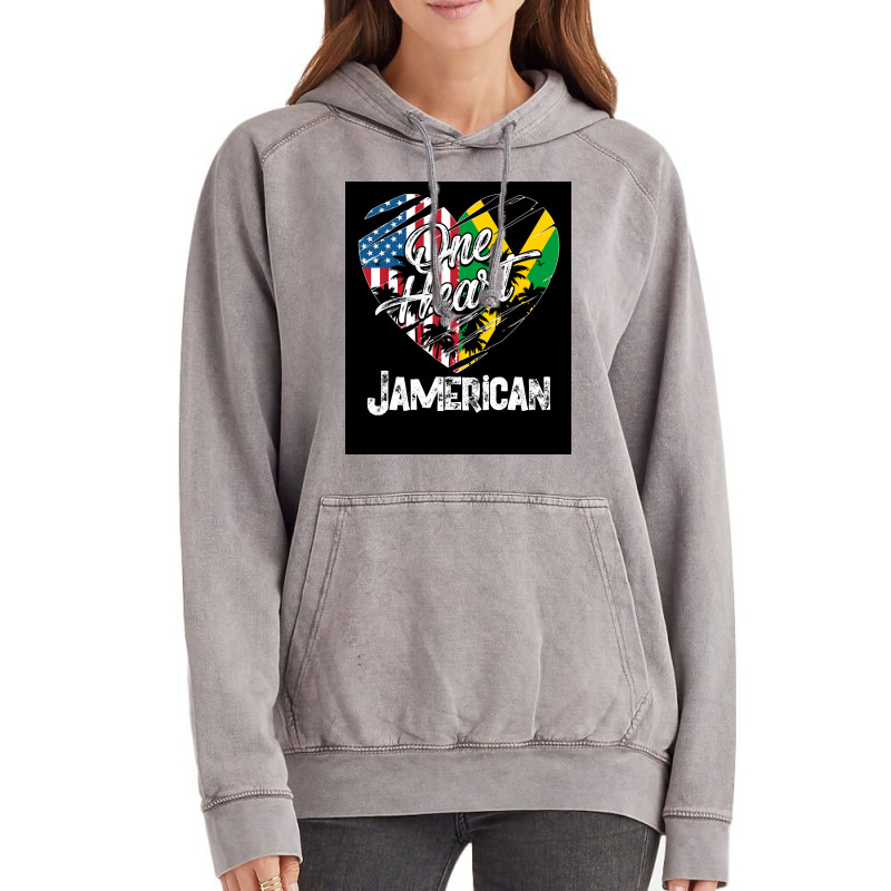 Jamaican American With Jamaican Roots And Culture Poster Boy Vintage Hoodie | Artistshot