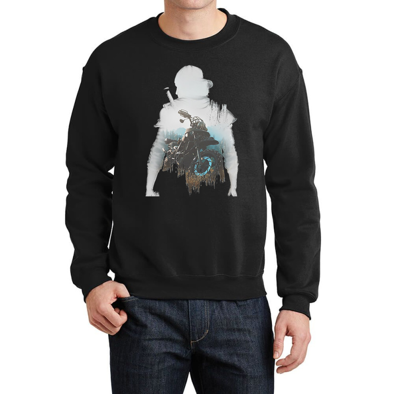 Stop Wasting Time And Start Days Gone Crewneck Sweatshirt | Artistshot