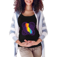 California Mandala Pride Maternity Scoop Neck T-shirt | Artistshot