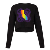 California Mandala Pride Cropped Sweater | Artistshot