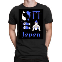 Japan Royal Blue Poster Nostalgia T-shirt | Artistshot