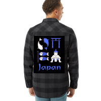 Japan Royal Blue Poster Nostalgia Flannel Shirt | Artistshot