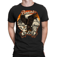 Boone Iowa Bald Eagle Retro Vintage Aesthetic T-shirt | Artistshot