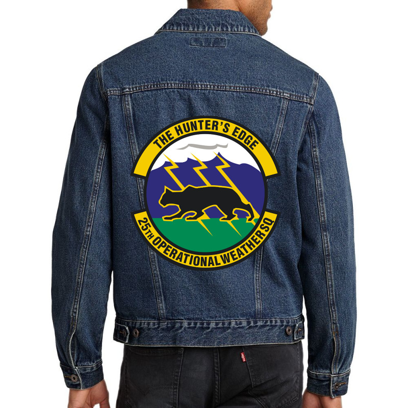 25th Operational Weather Squadron (u.s. Air Force) Men Denim Jacket by Weasetu1379 | Artistshot