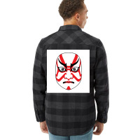 Kabuki Mask Poster Cute Flannel Shirt | Artistshot