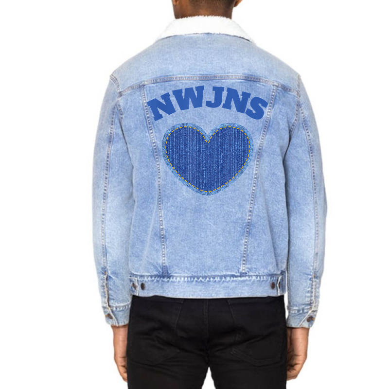 Newjeans Kpop New Jeans Kpop Newjeans K Pop New Jeans K Pop T Shirt Unisex Sherpa-lined Denim Jacket | Artistshot