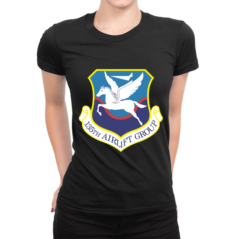 135th Airlift Group (u.s. Air Force) Ladies Fitted T-Shirt by nourishnormally484 | Artistshot