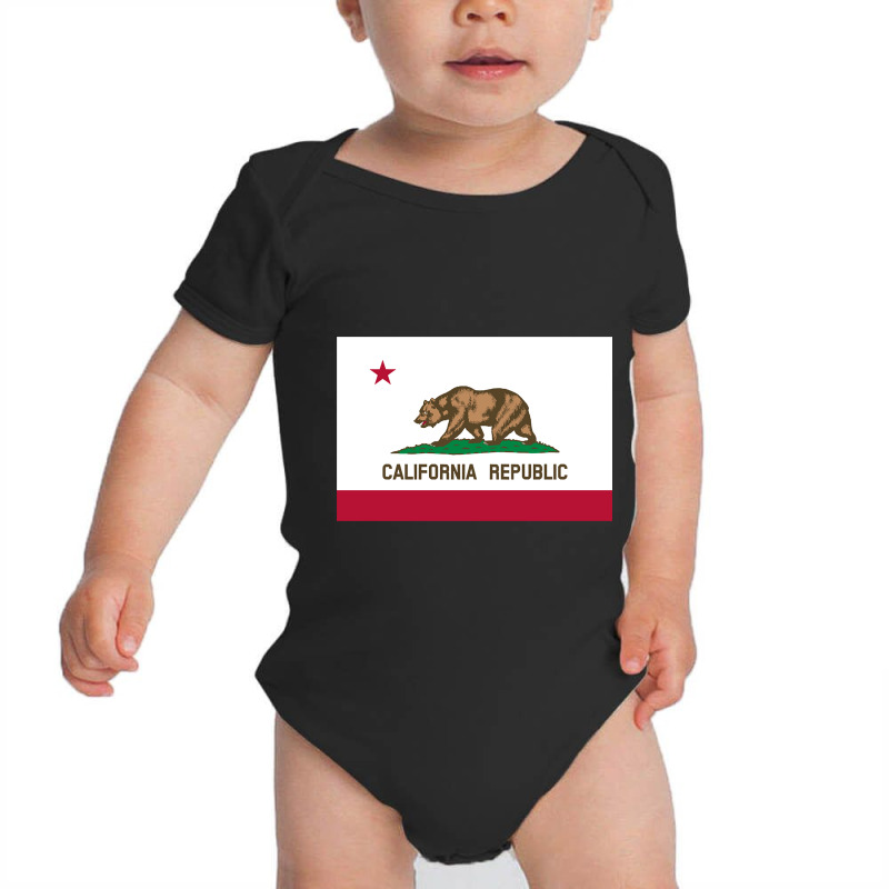 California State Flag Baby Bodysuit by venbytumny | Artistshot