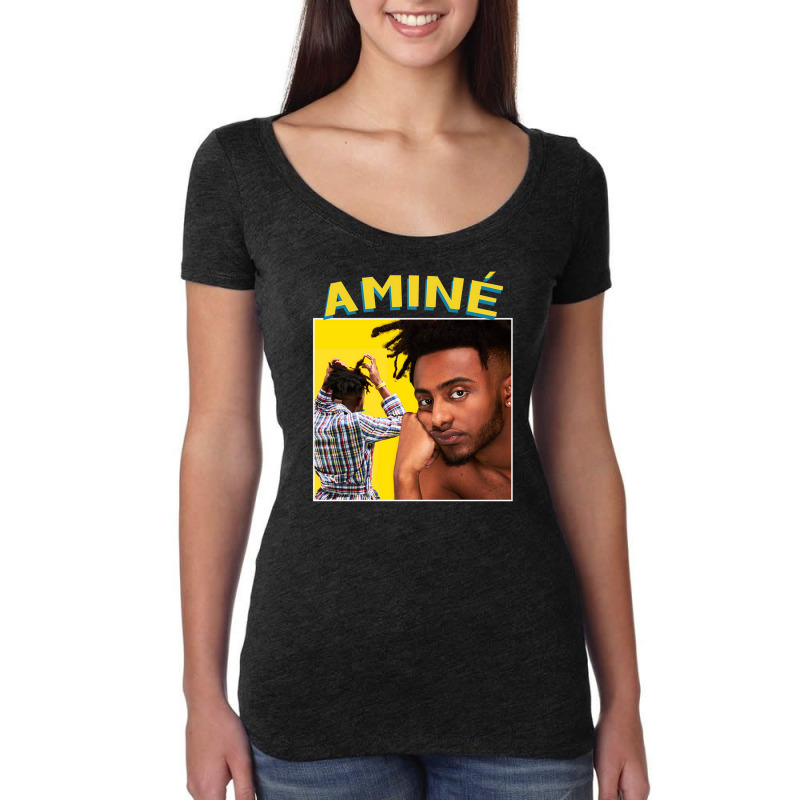 Amine Women's Triblend Scoop T-shirt by Fleming_ARt | Artistshot