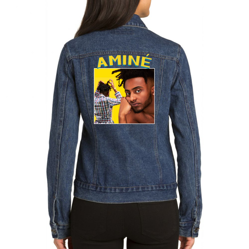 Amine Ladies Denim Jacket by Fleming_ARt | Artistshot