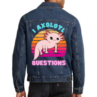 I Axolotl Questions 1 Men Denim Jacket | Artistshot