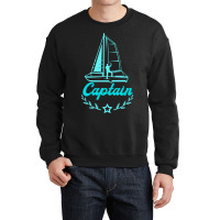 Captain Sailing Ship Sailboat Crewneck Sweatshirt | Artistshot