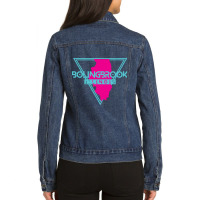 Bolingbrook Illinois Retro Vintage Triangle Il Ladies Denim Jacket | Artistshot