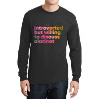 Clarinet Player-hm6sx Long Sleeve Shirts | Artistshot