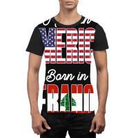 Made In America Born In Lebanon Proud Latvian American Graphic T-shirt | Artistshot