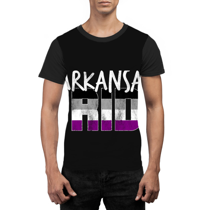 Arkansas Pride Asexual Flag Graphic T-shirt by ternacanuda | Artistshot