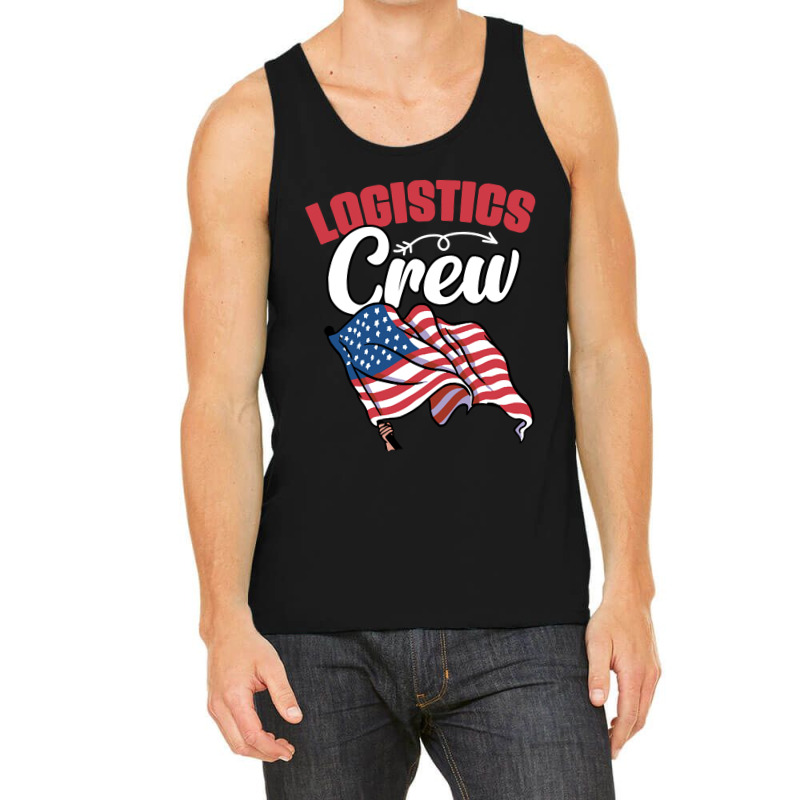 Awesome Logistics Crew A Logistician Humor Warehouse Worker Tank Top by templetracking23 | Artistshot