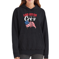 Awesome Logistics Crew A Logistician Humor Warehouse Worker Vintage Hoodie | Artistshot