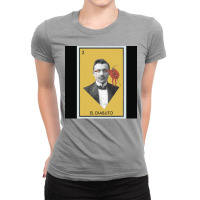 El Diablito (the Devil)   Lotería  Poster Ladies Fitted T-shirt | Artistshot