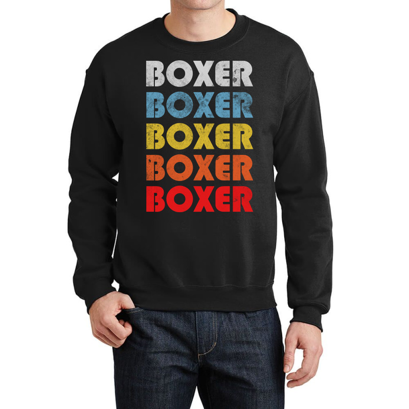 Boxer Dog Mom. Perfect Present For Mother Dad Friend Him Or Her Crewneck Sweatshirt by cryingdappled109 | Artistshot