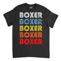 Boxer Dog Mom. Perfect Present For Mother Dad Friend Him Or Her Classic T-shirt | Artistshot