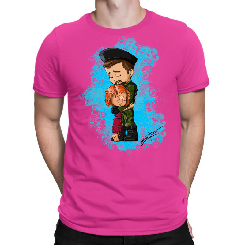 Irisa And Nolan Hugging T-Shirt by nessahlngrids | Artistshot