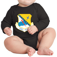 168th Wing (u.s. Air Force) Long Sleeve Baby Bodysuit | Artistshot