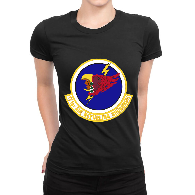 171st Air Refueling Squadron (u.s. Air Force) Ladies Fitted T-Shirt by nourishnormally484 | Artistshot