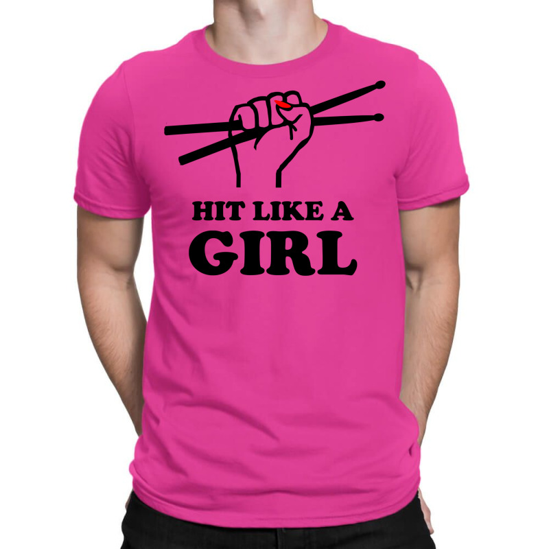 Hit Like A Girl T-shirt | Artistshot