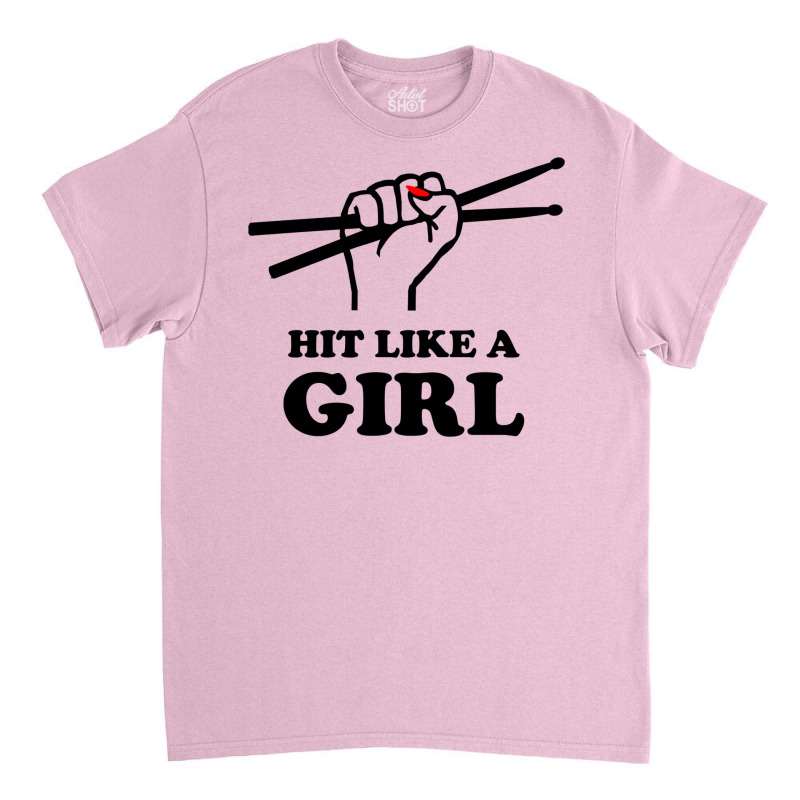 Hit Like A Girl Classic T-shirt | Artistshot