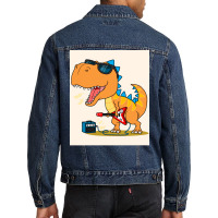 Cool Trockstar Poster Stars Men Denim Jacket | Artistshot